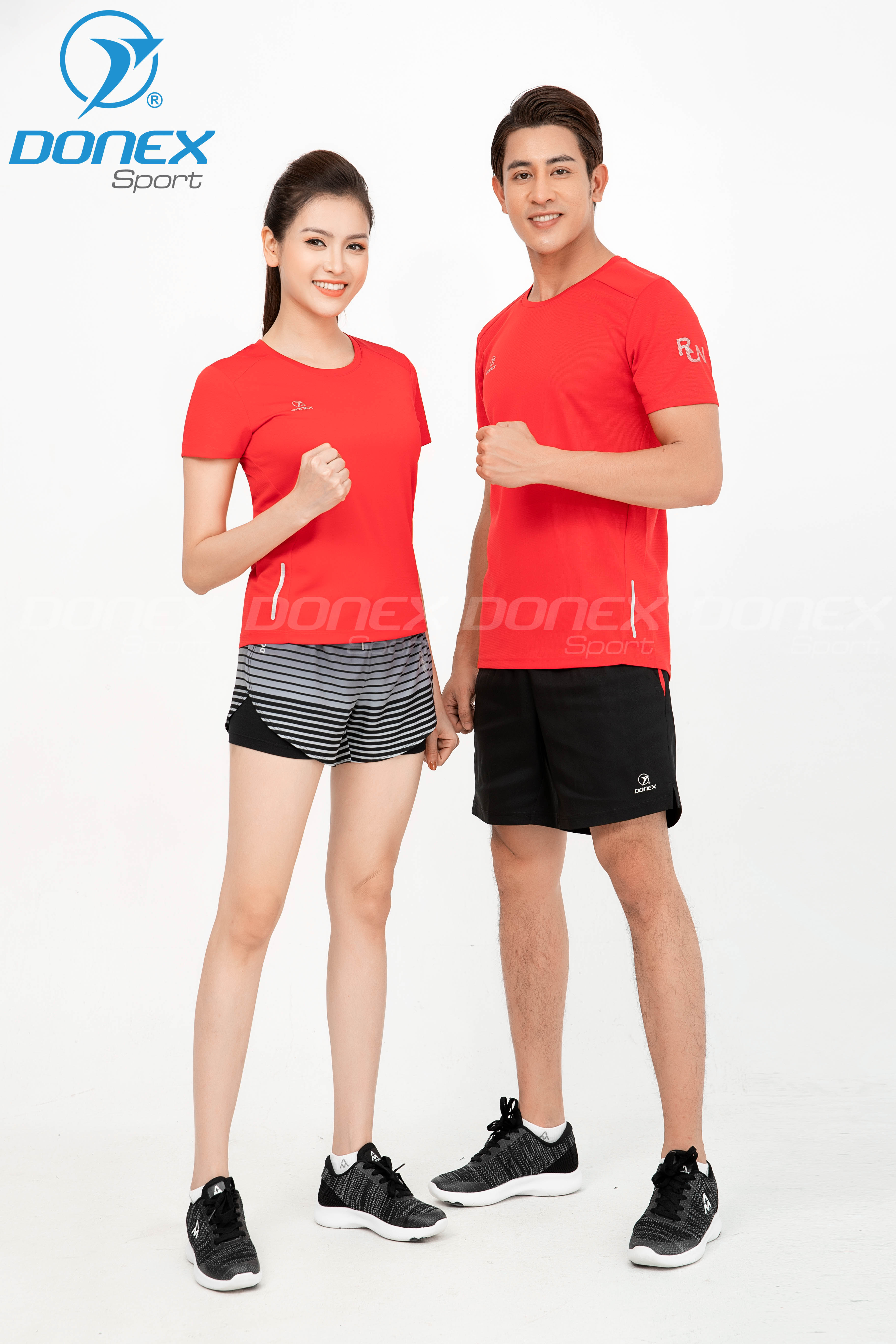 Áo thể thao nữ AC-3664-07-18 Đỏ in ghi