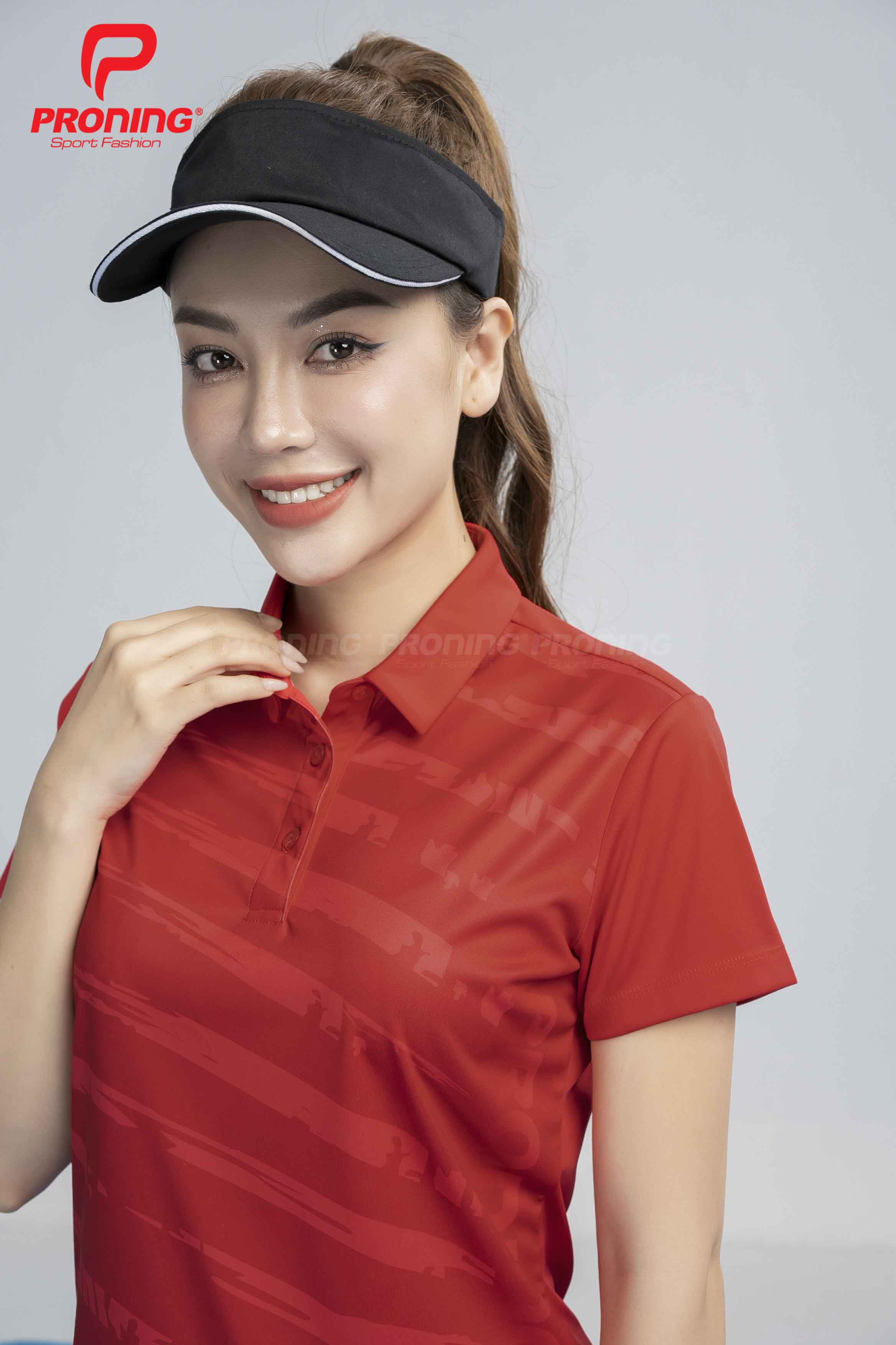 Áo thể thao nữ AC-3801 Đỏ phối đỏ