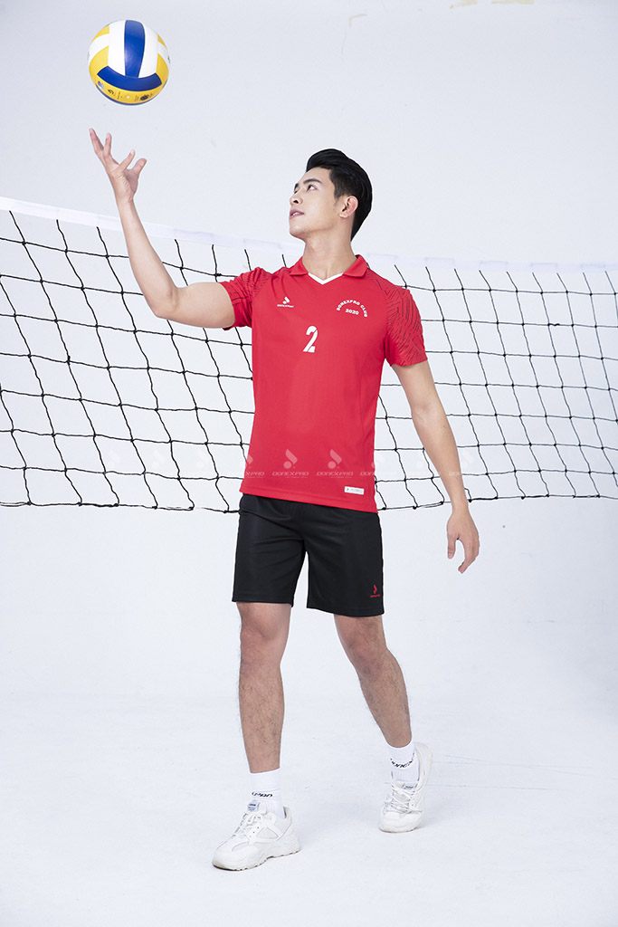 Bộ thể thao nam MCB 6136-07-08 Đỏ in Đen