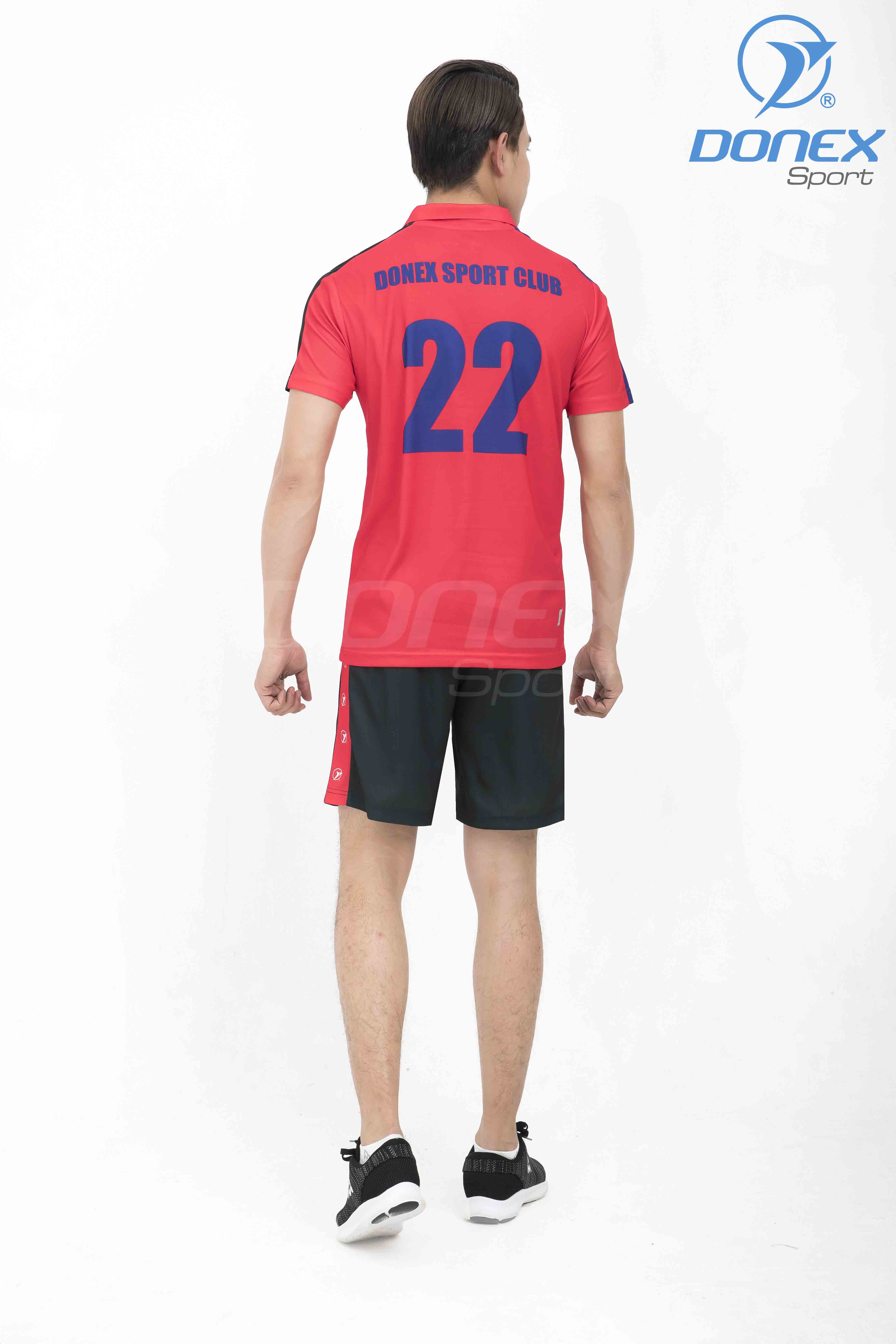 Bộ thể thao nam MCB-6150-07-04 Đỏ phối xanh bích