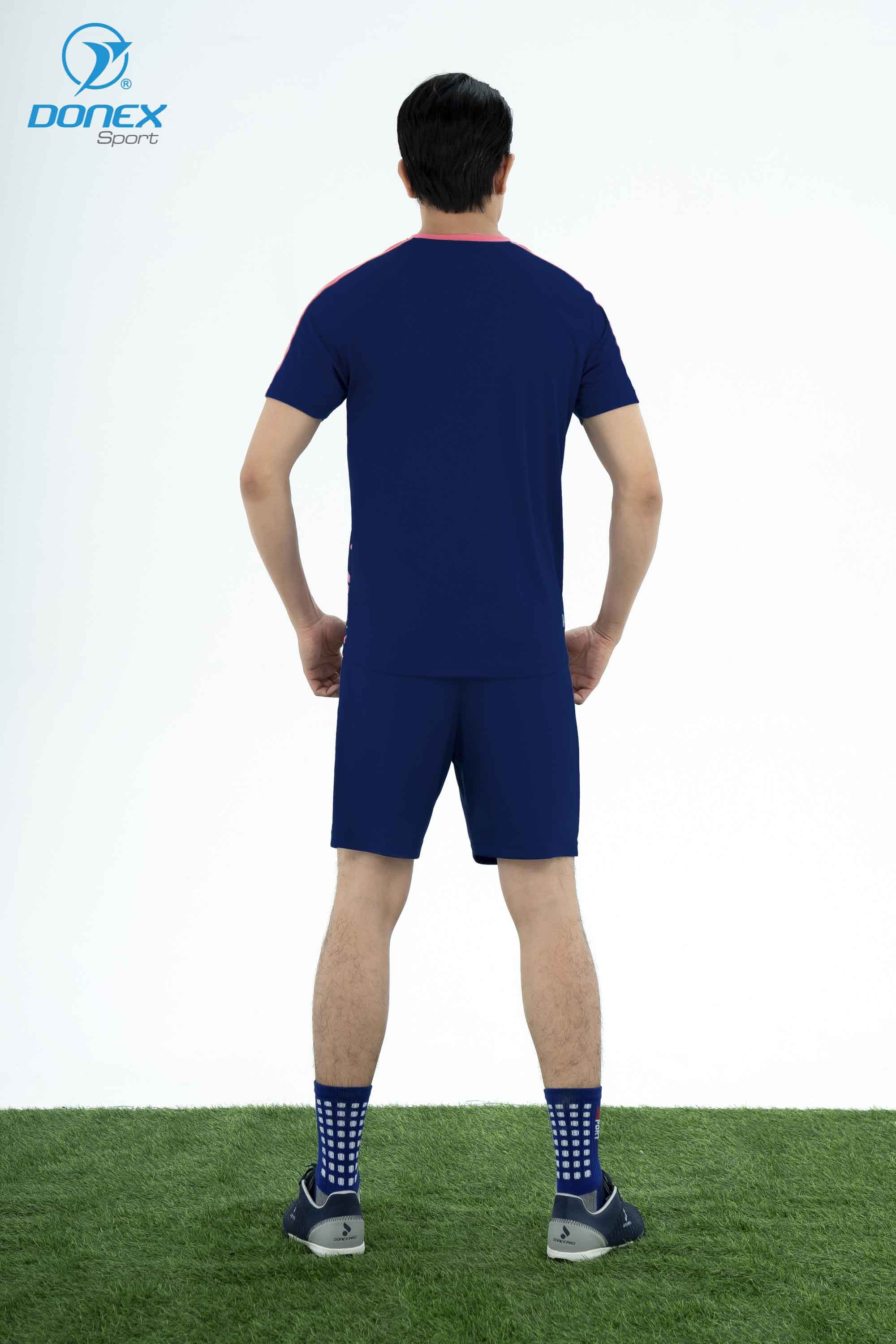 Bộ thể thao nam MCB-6156 Navy phối hồng