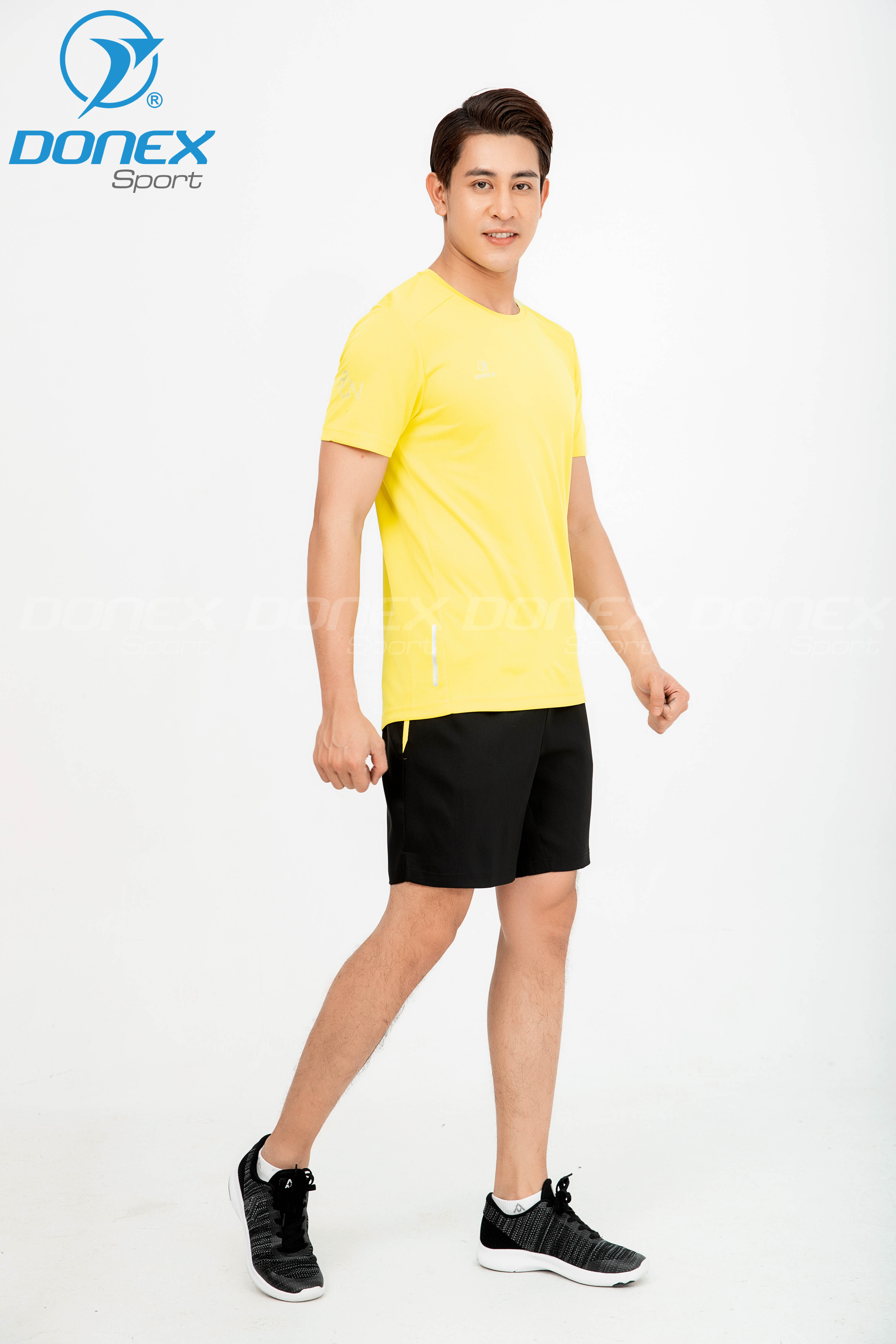 Áo thể thao nam MC-9064-06-18 Vàng in ghi