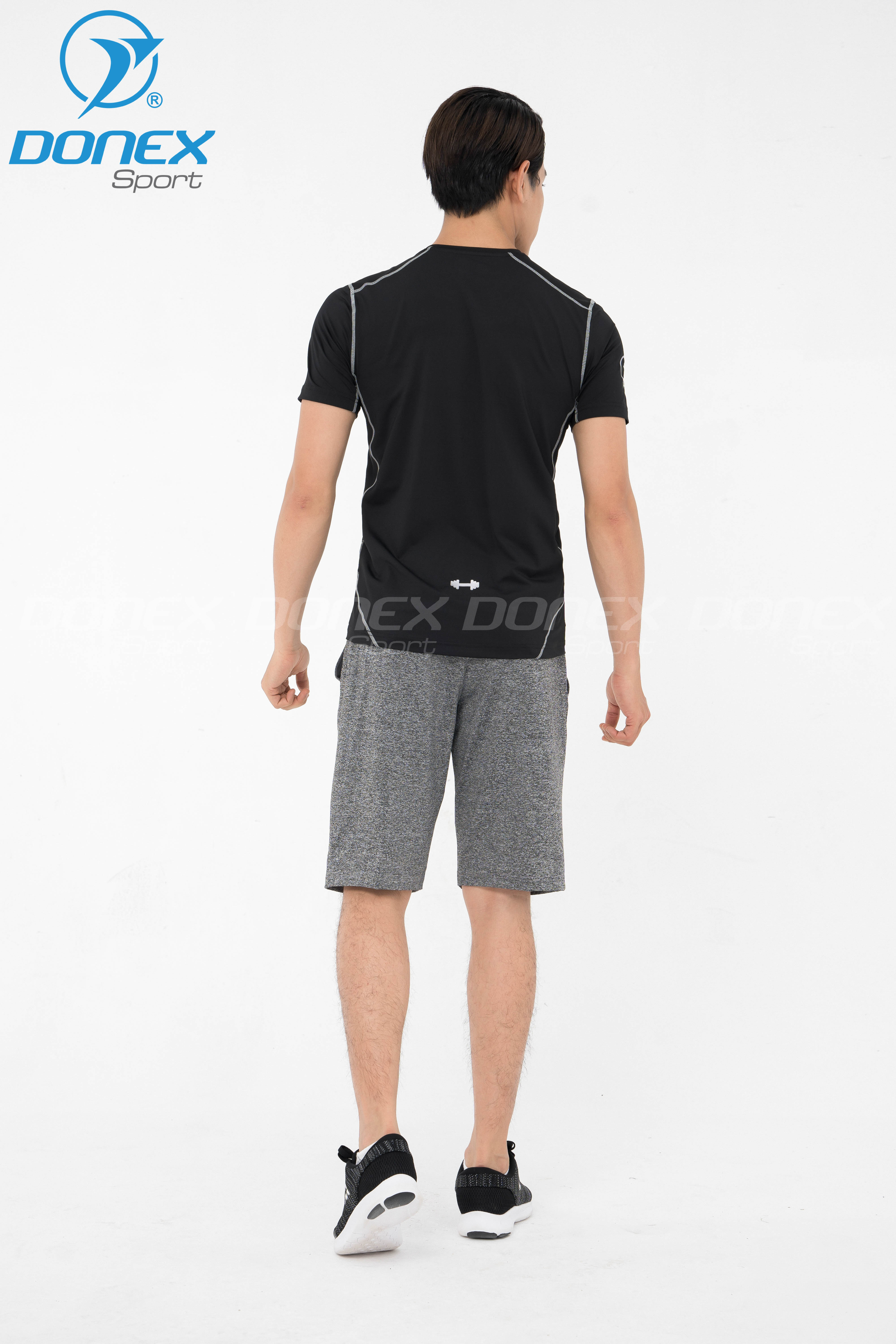 Áo thể thao nam MC-9072-08-18 Đen in ghi