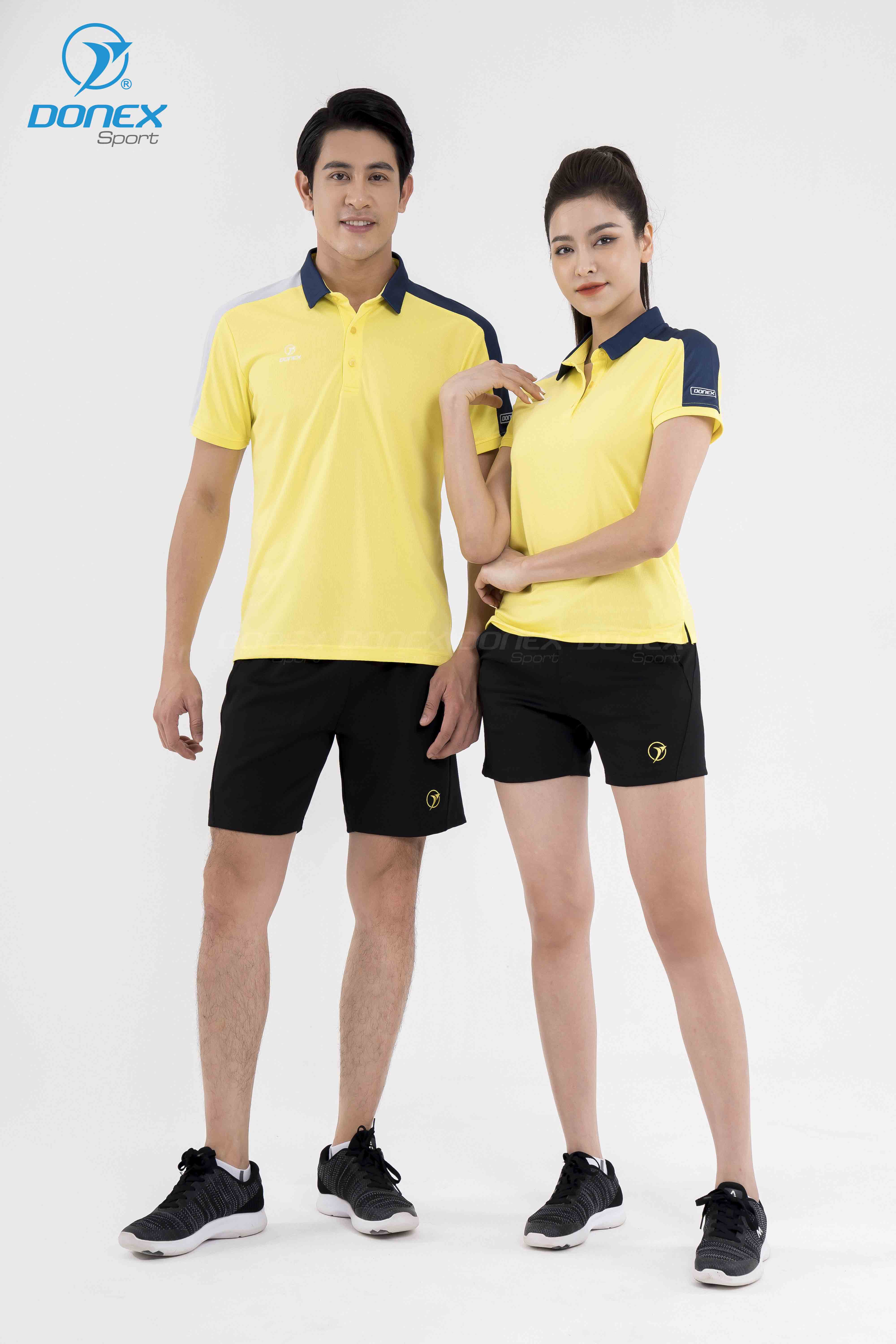 Áo thể thao nam MC-9084 Vàng phối navy