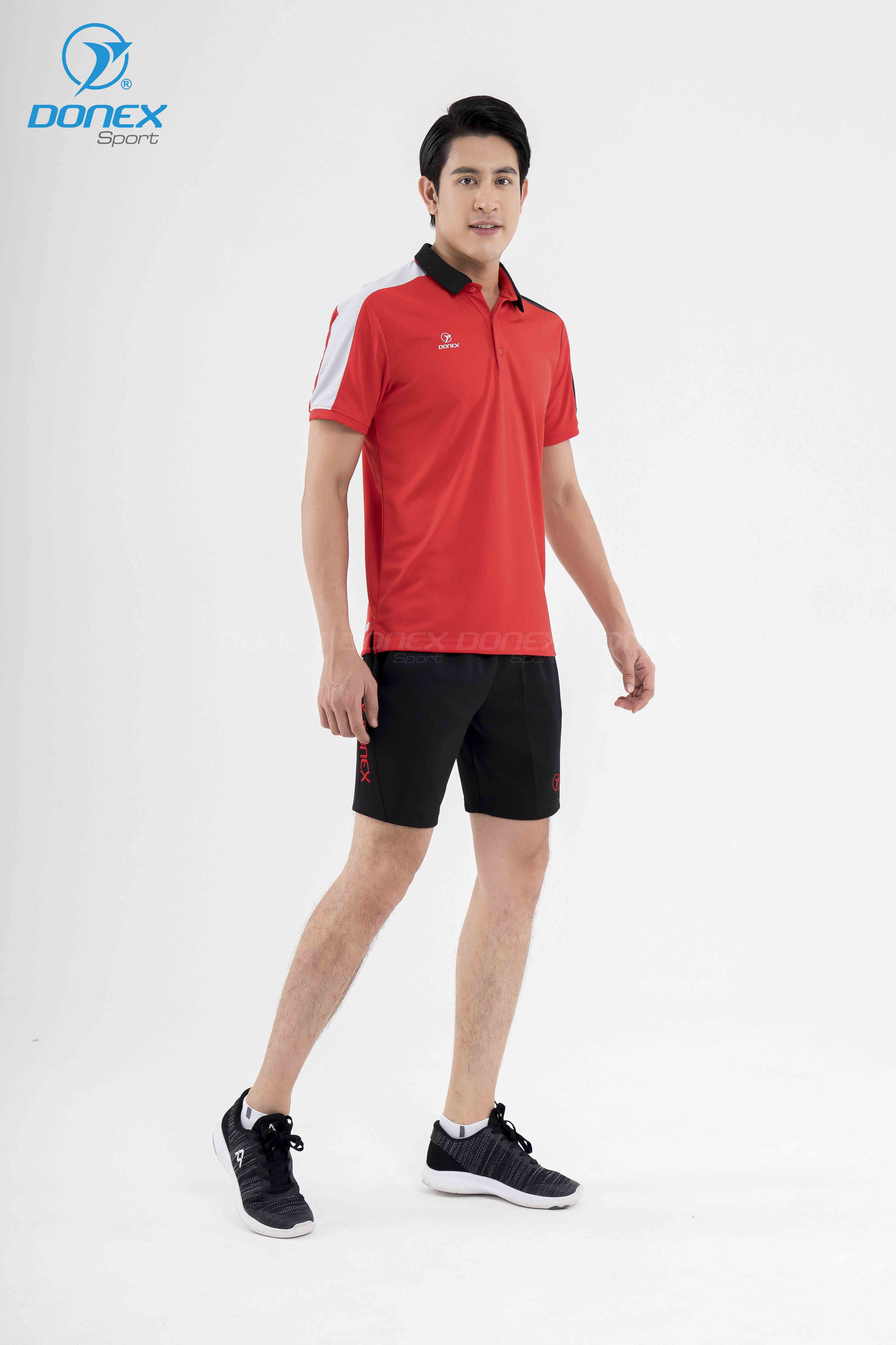 Áo thể thao nam MC-9084 Đỏ phối đen