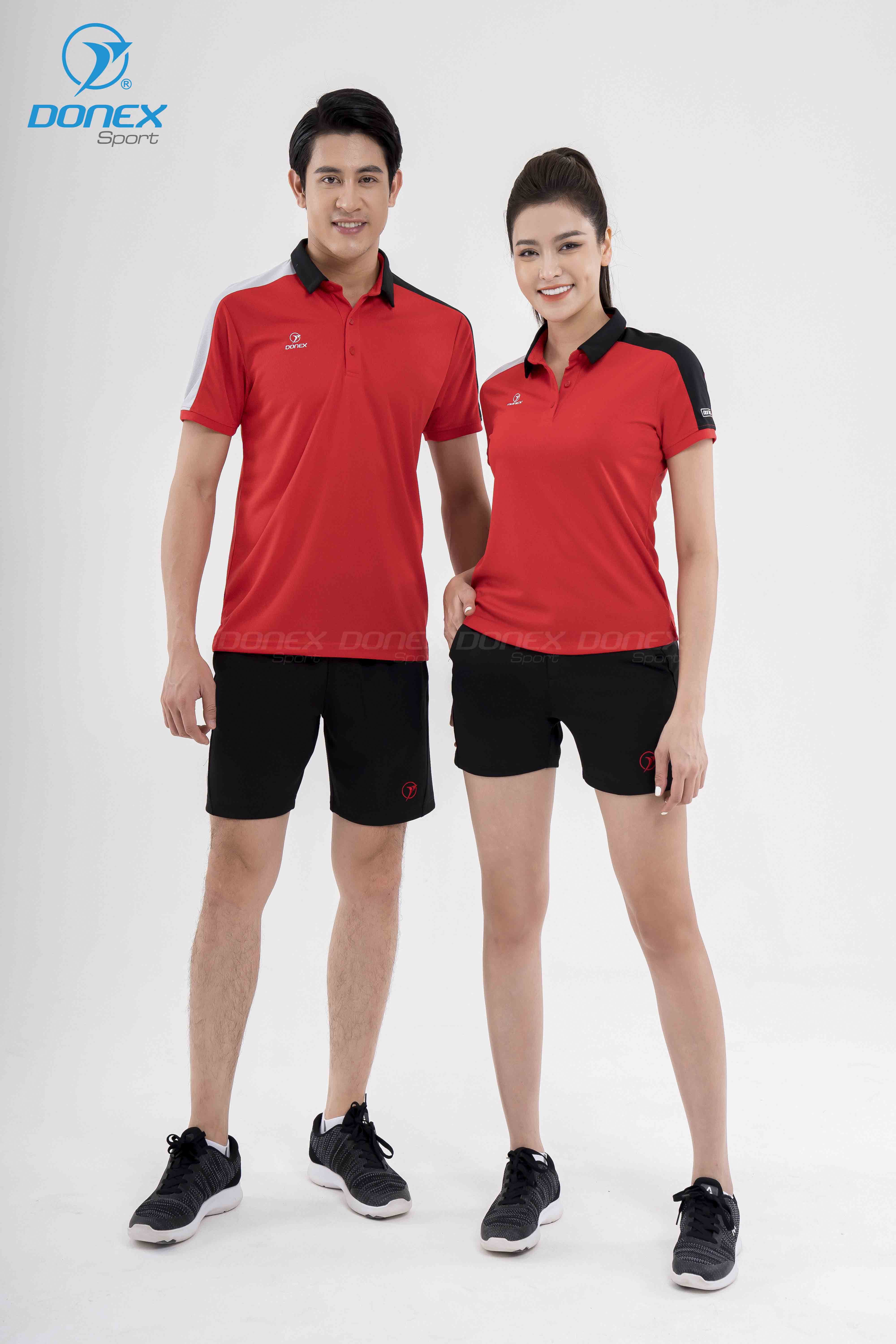 Áo thể thao nam MC-9084 Đỏ phối đen