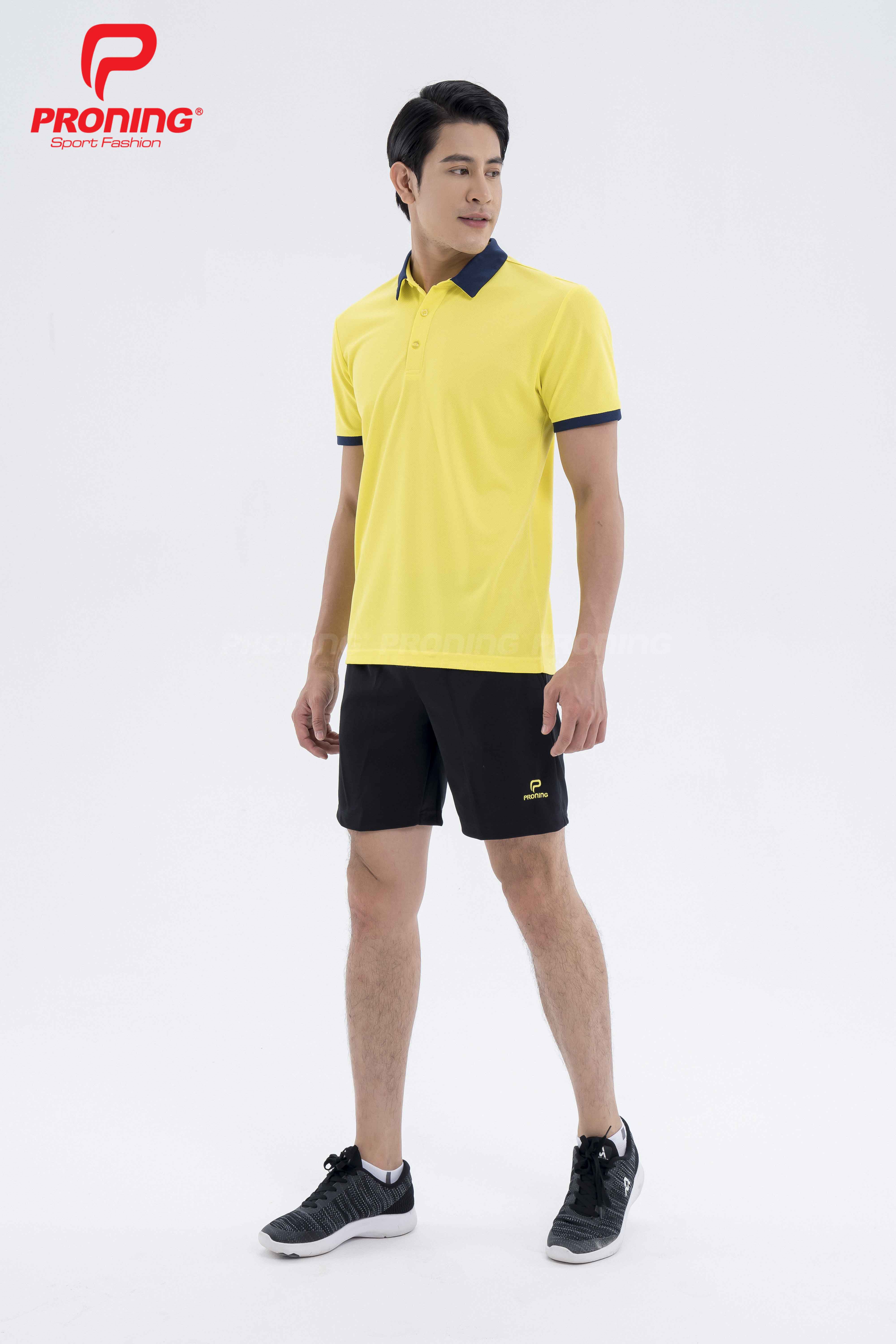 Áo thể thao nam MC-9095 Vàng phối navy