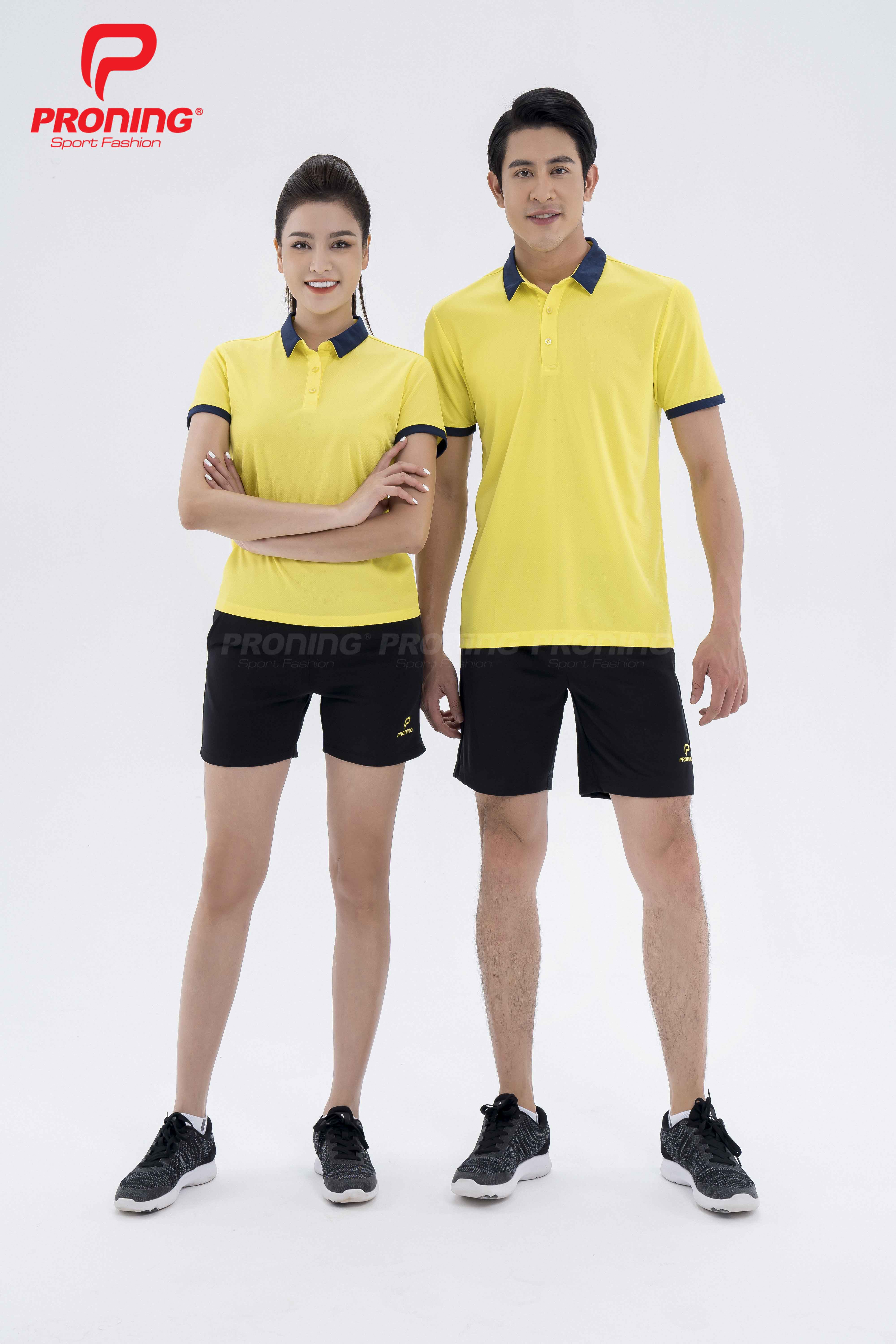 Áo thể thao nam MC-9095 Vàng phối navy