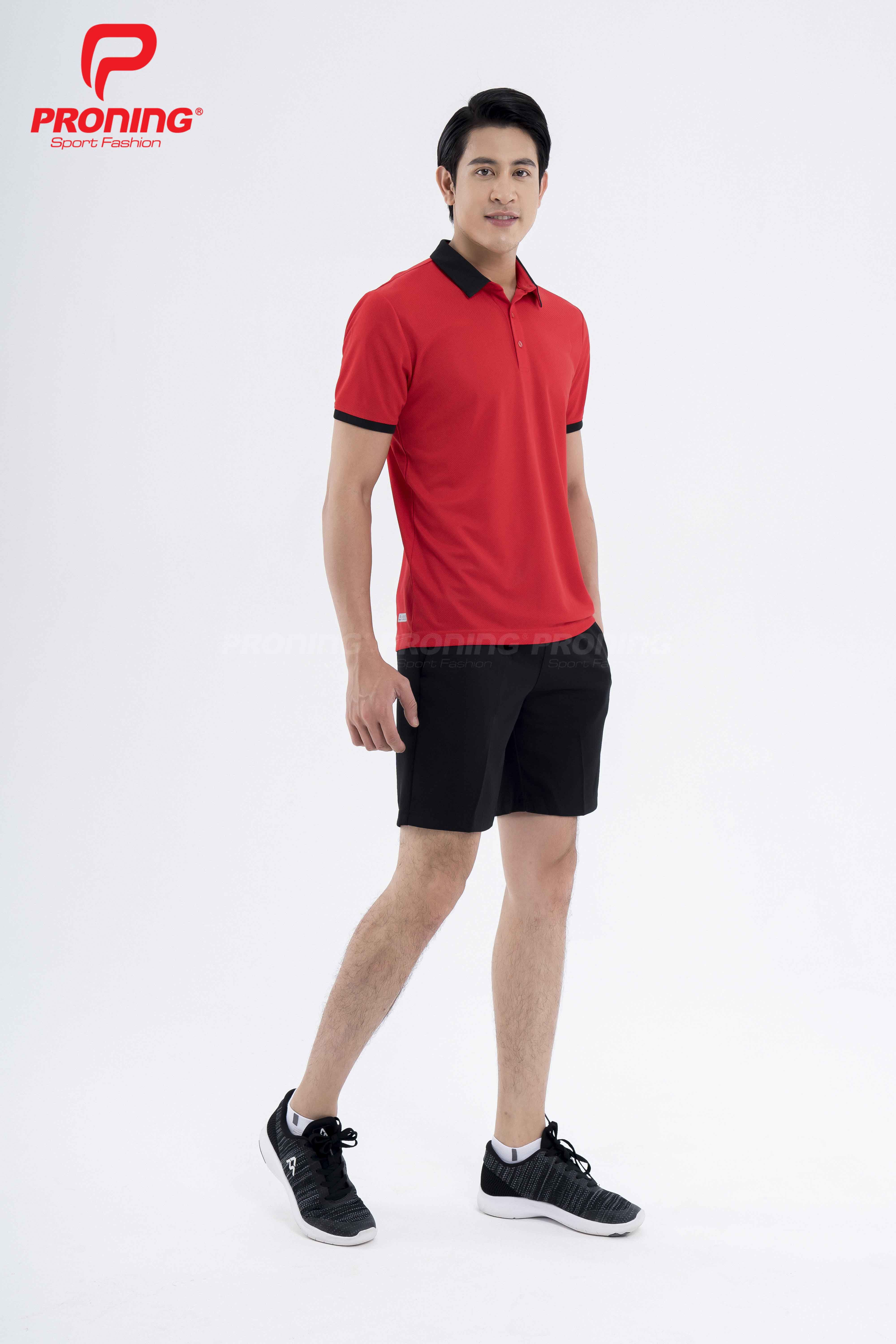 Áo thể thao nam MC-9095 Đỏ phối đen