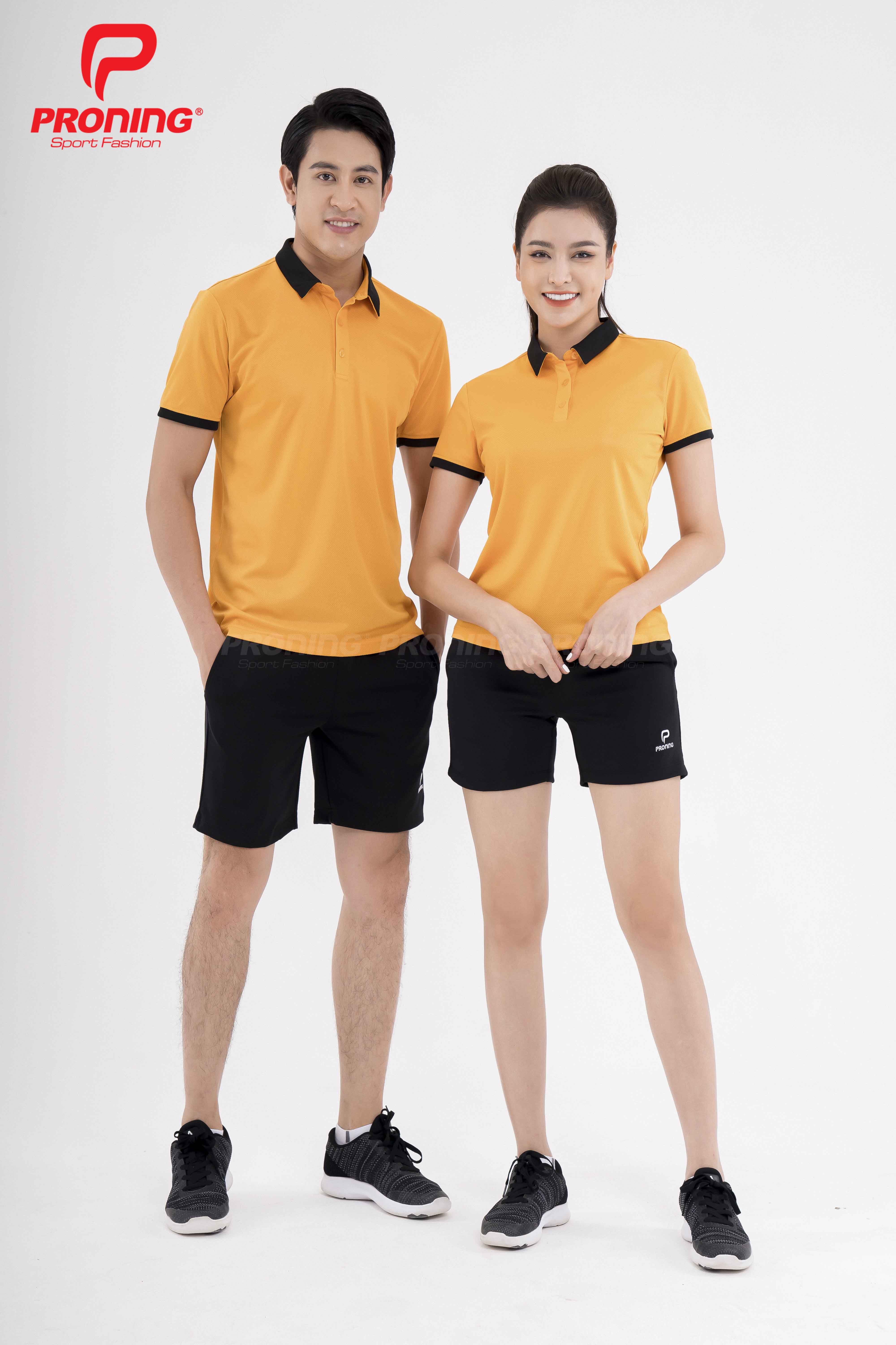 Áo thể thao nam MC-9095 Cam phối đen