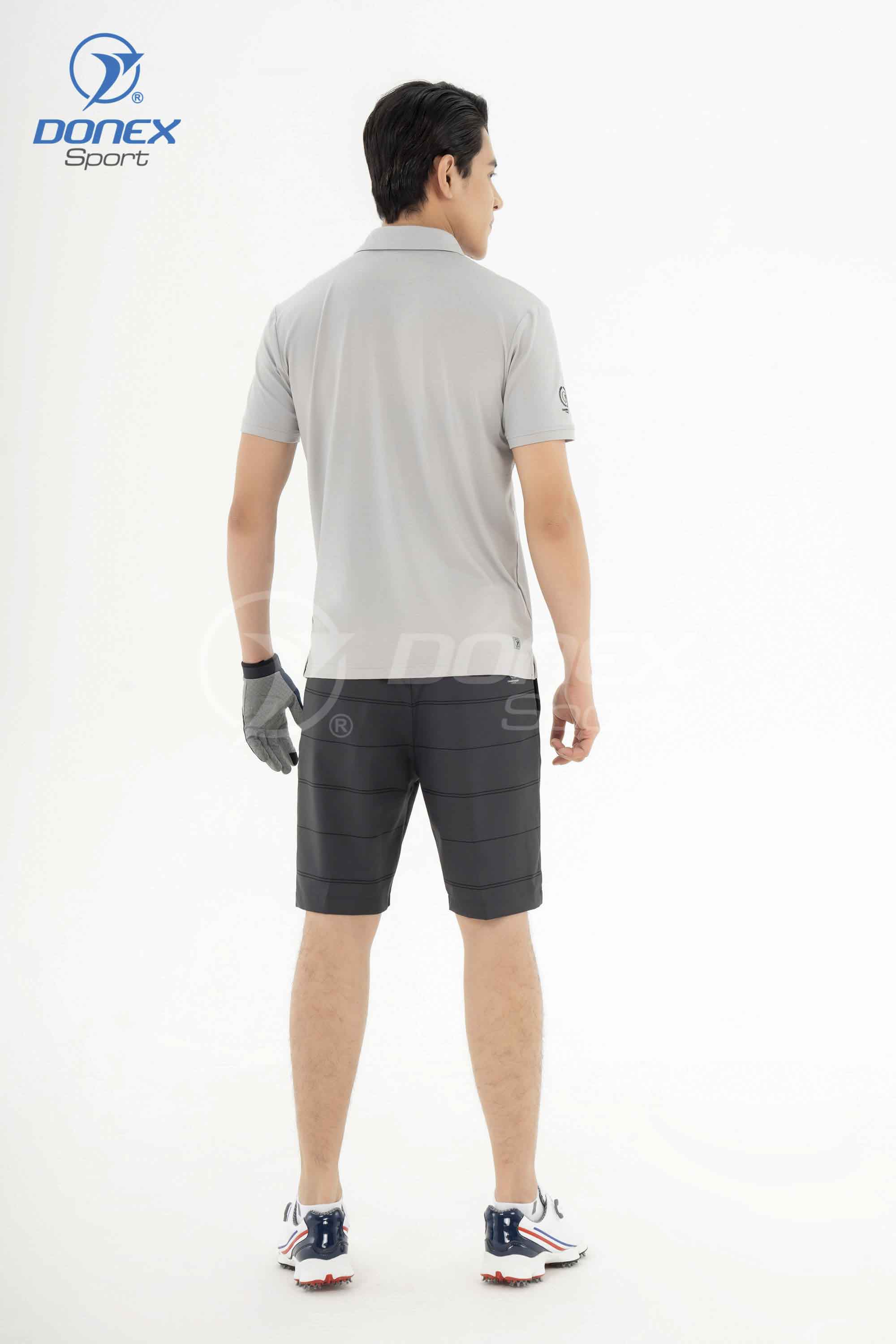 Áo thể thao nam MC-9098 Ghi phối đen