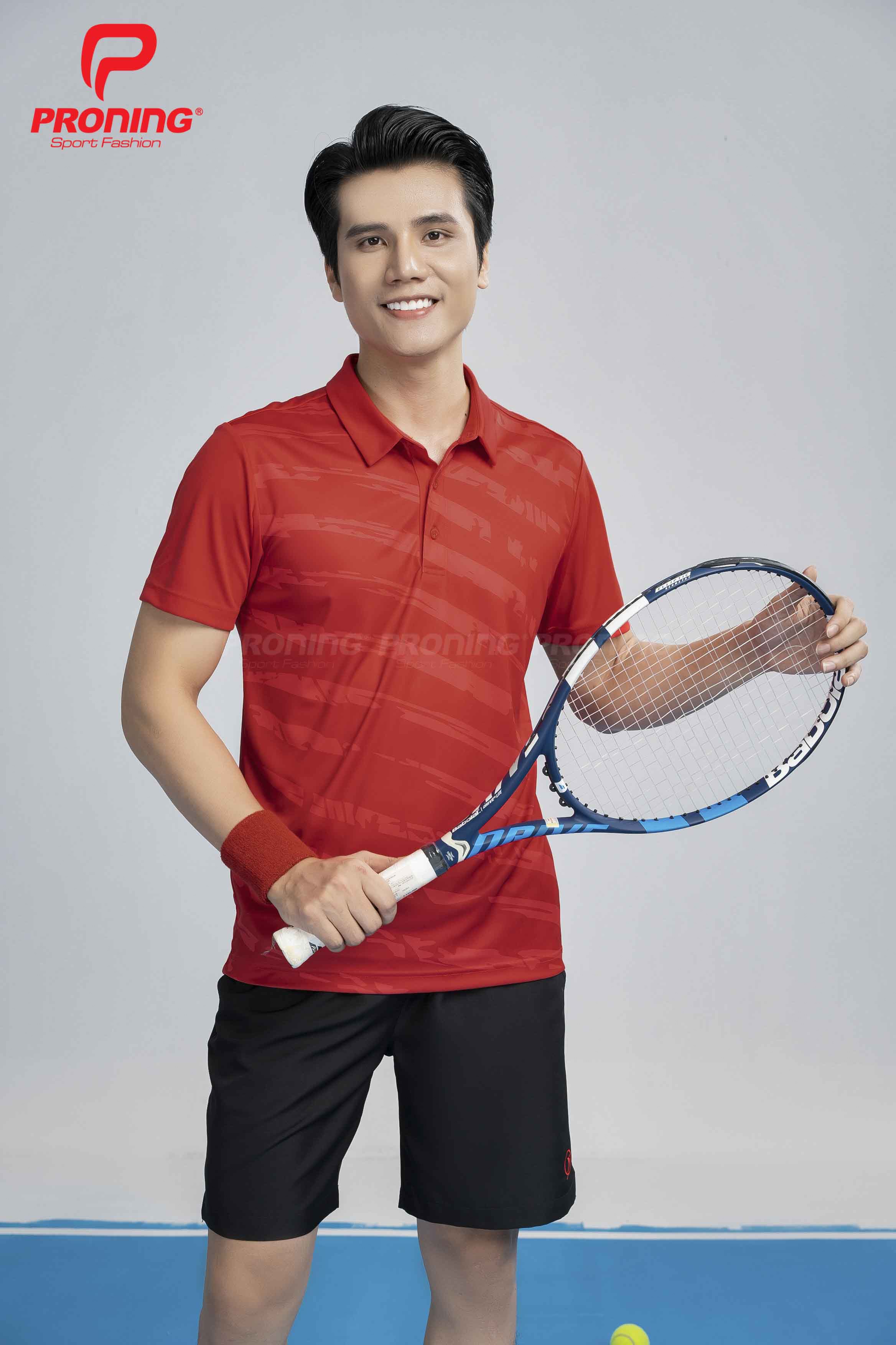 Áo thể thao nam MC-9101 Đỏ phối đỏ