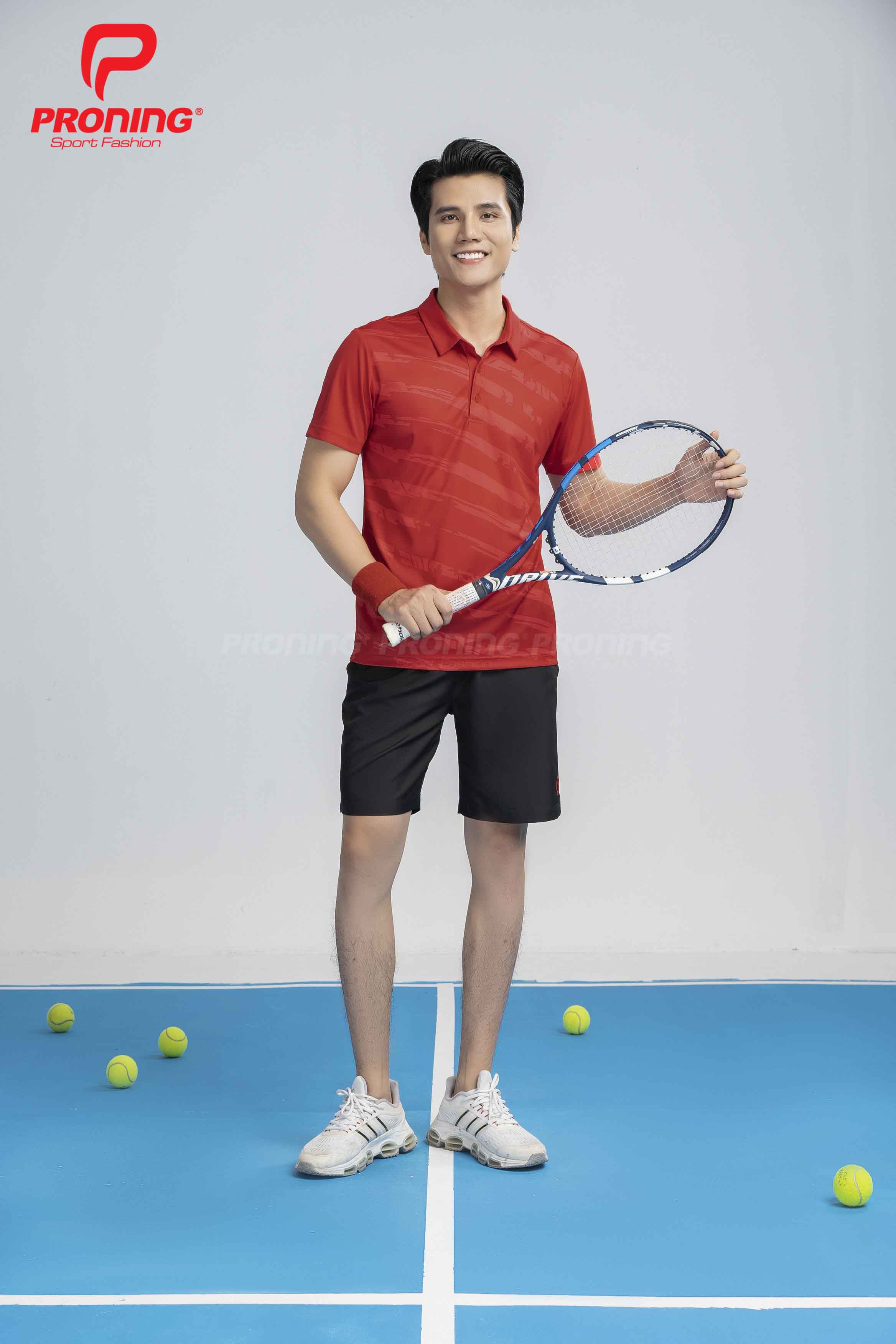 Áo thể thao nam MC-9101 Đỏ phối đỏ