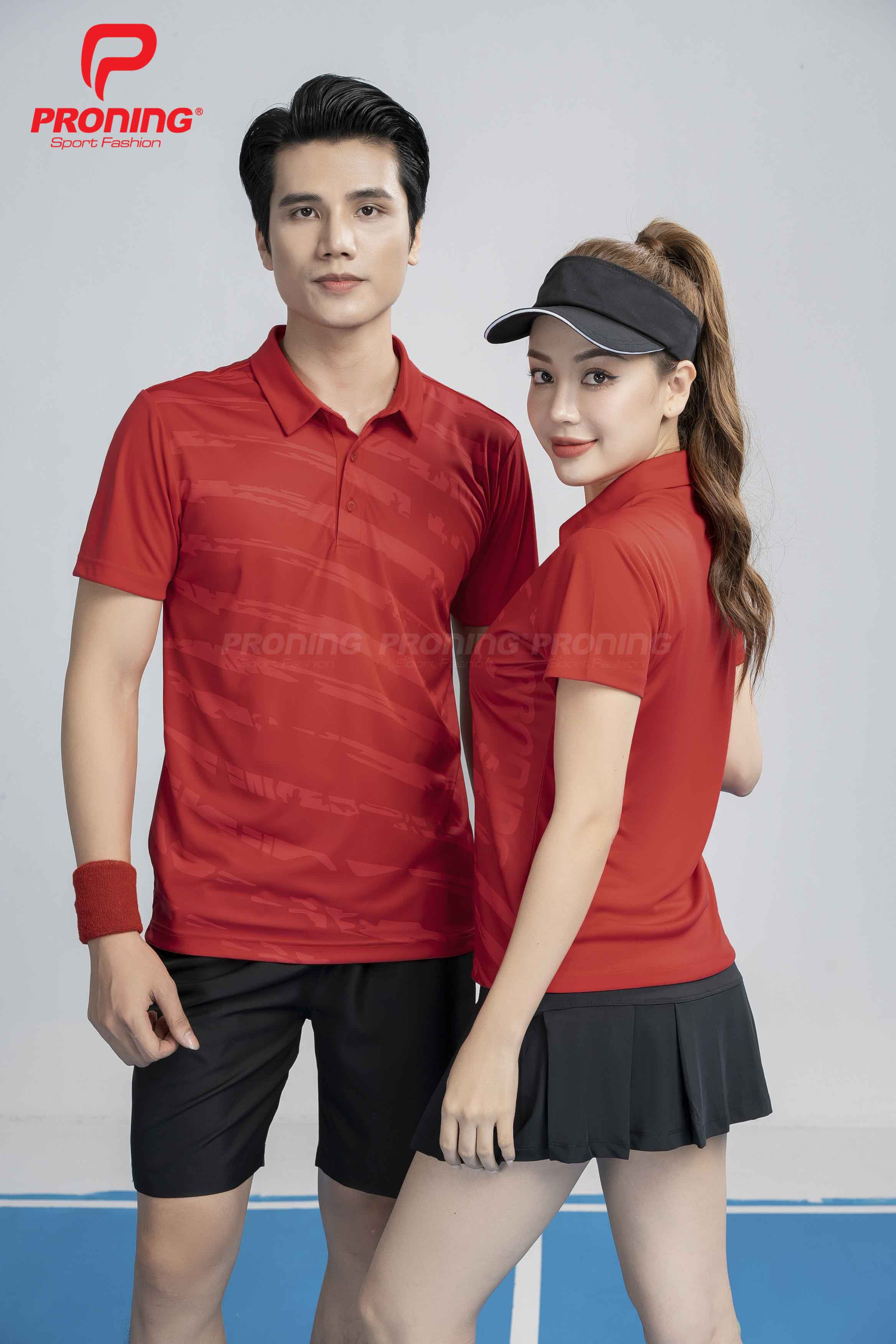 Áo thể thao nam MC-9101 Đỏ phối đỏ