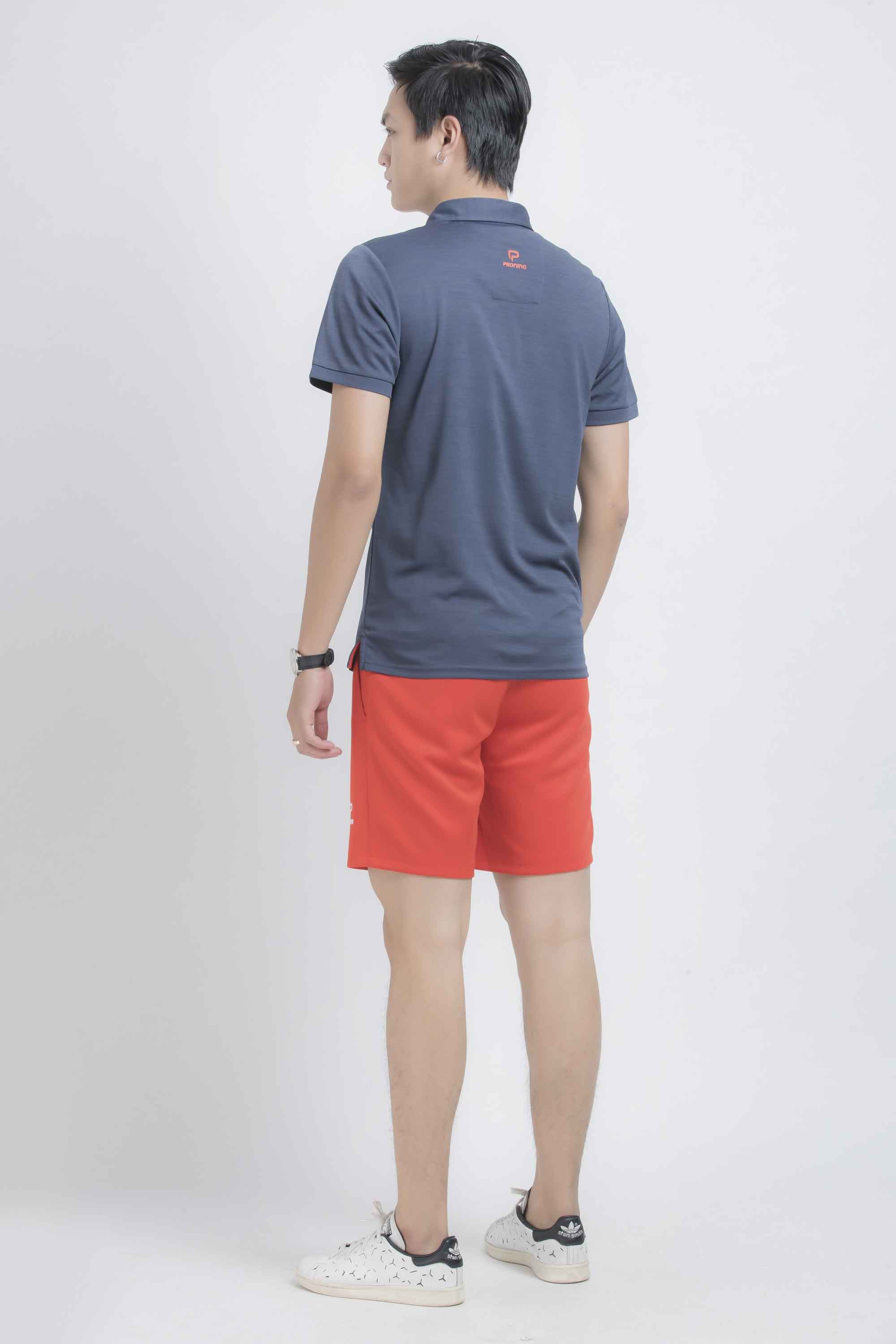 Quần thể thao nam MSC-975 Cà rốt phối trắng