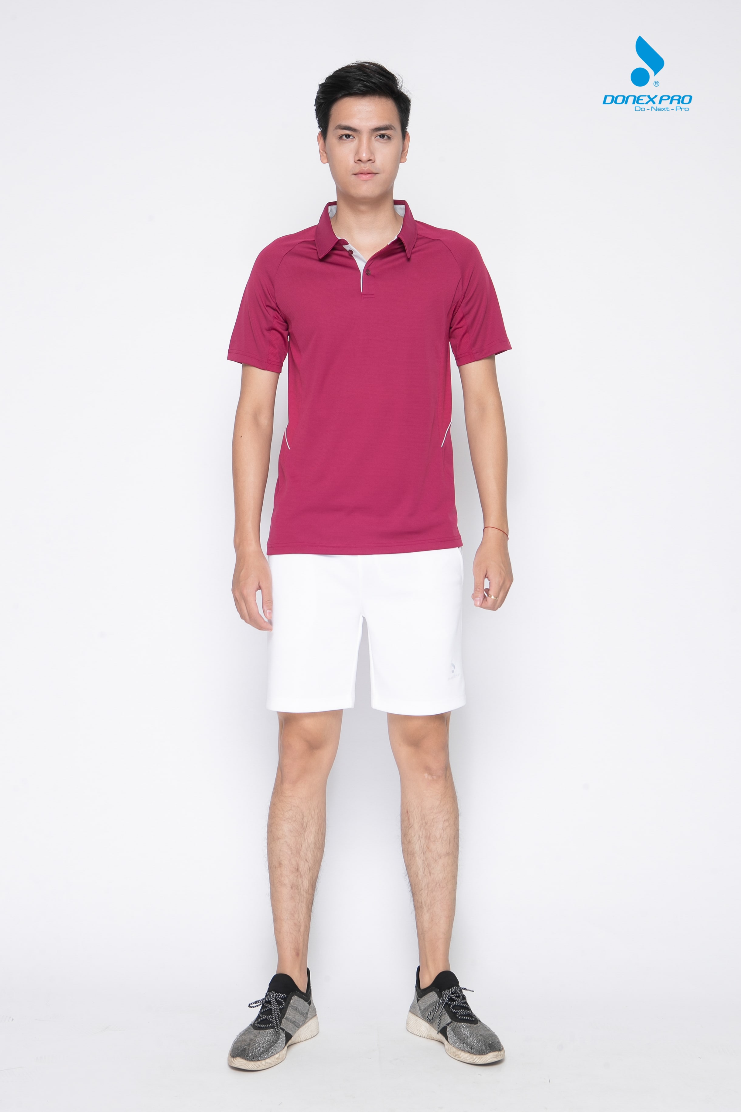 Quần thể thao nam MSC-984- trắng phối trắng