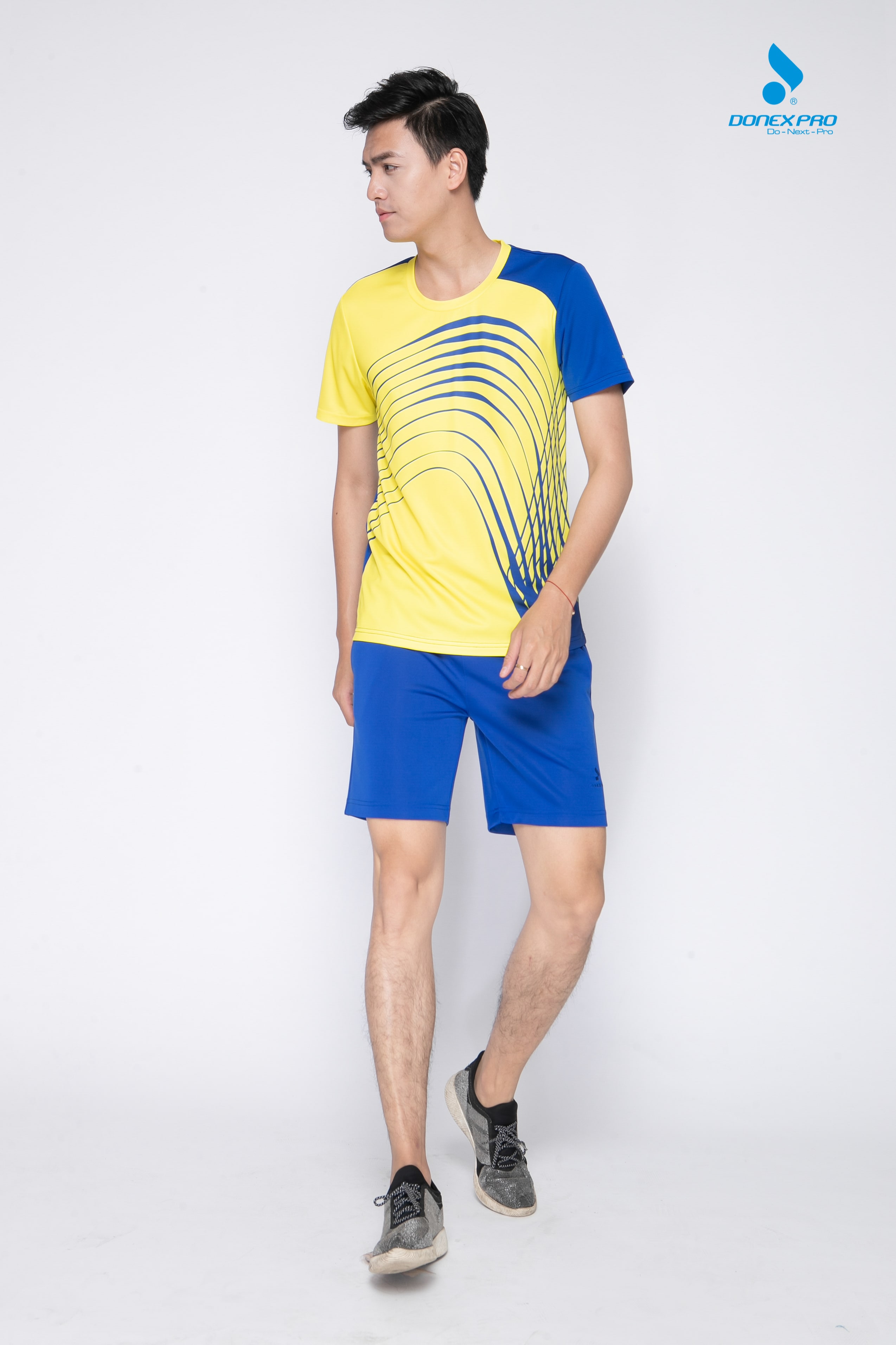 Quần thể thao nam MSC-984 - Xanh bích phối xanh bích