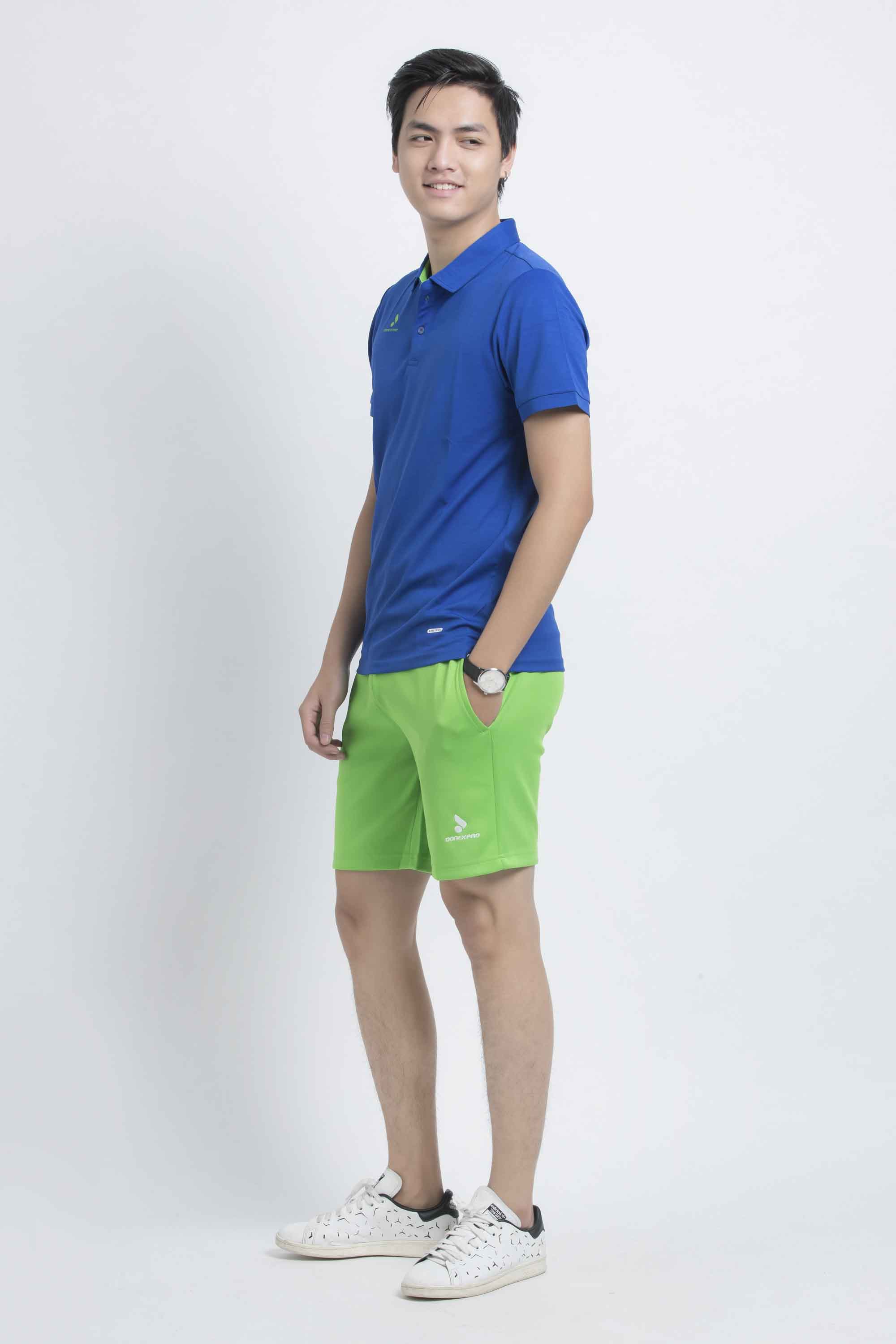 Quần thể thao nam MSC-984-10-01 Dạ quang phối trắng