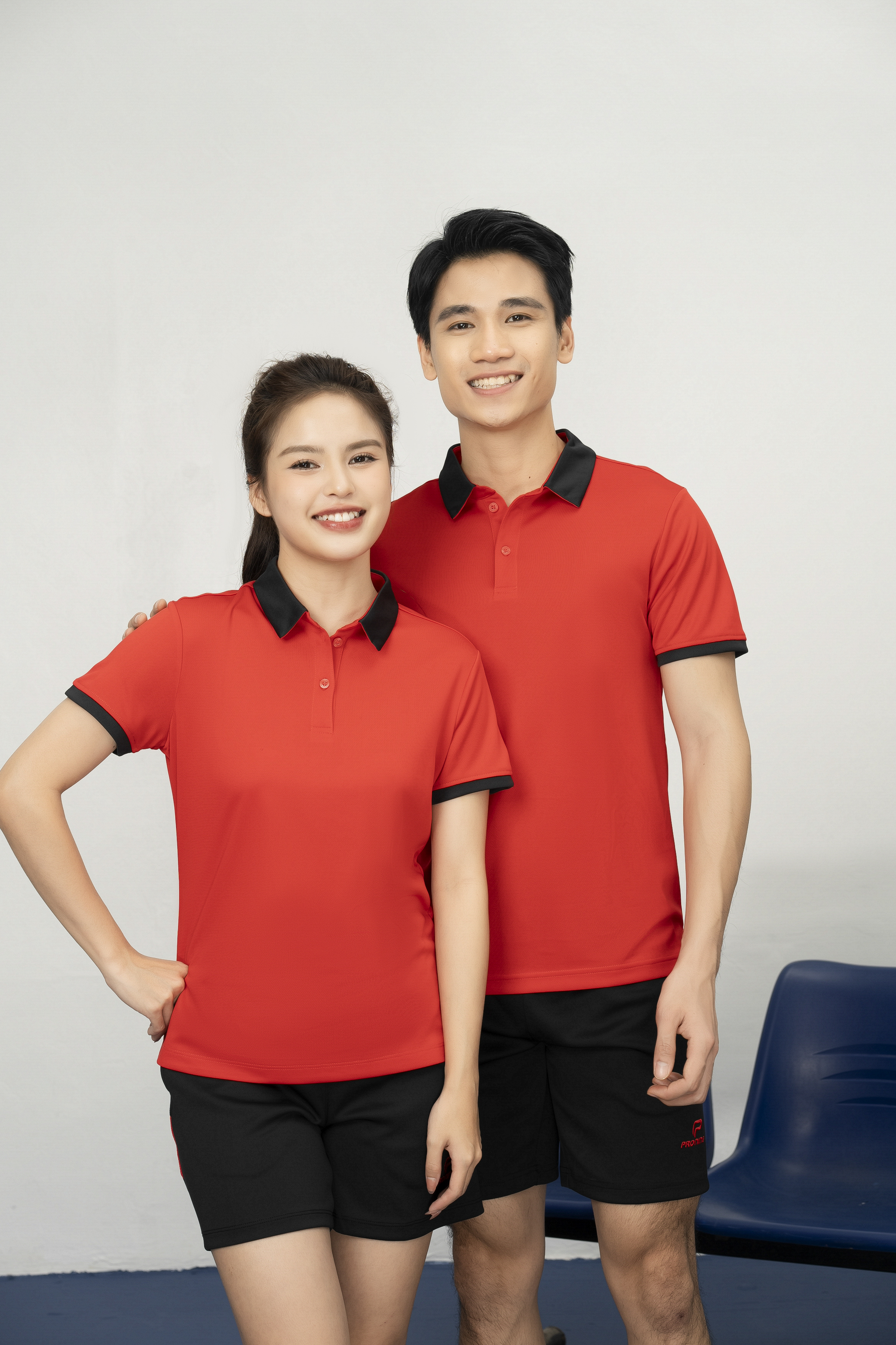 Áo thể thao nam MC-9105 Đỏ phối đen