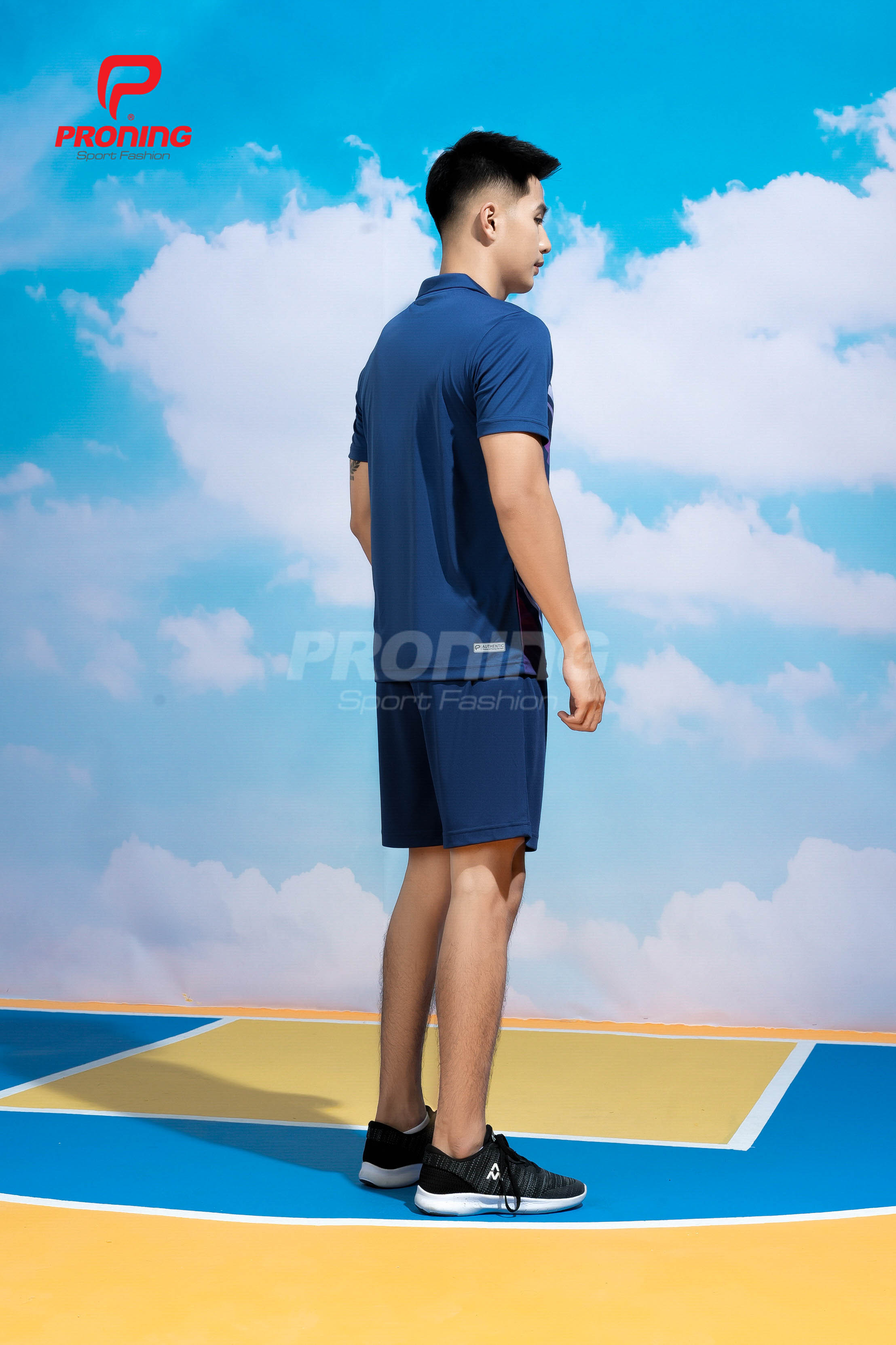 Bộ Thể Thao Nam MCB-6161 Navy phối hồng