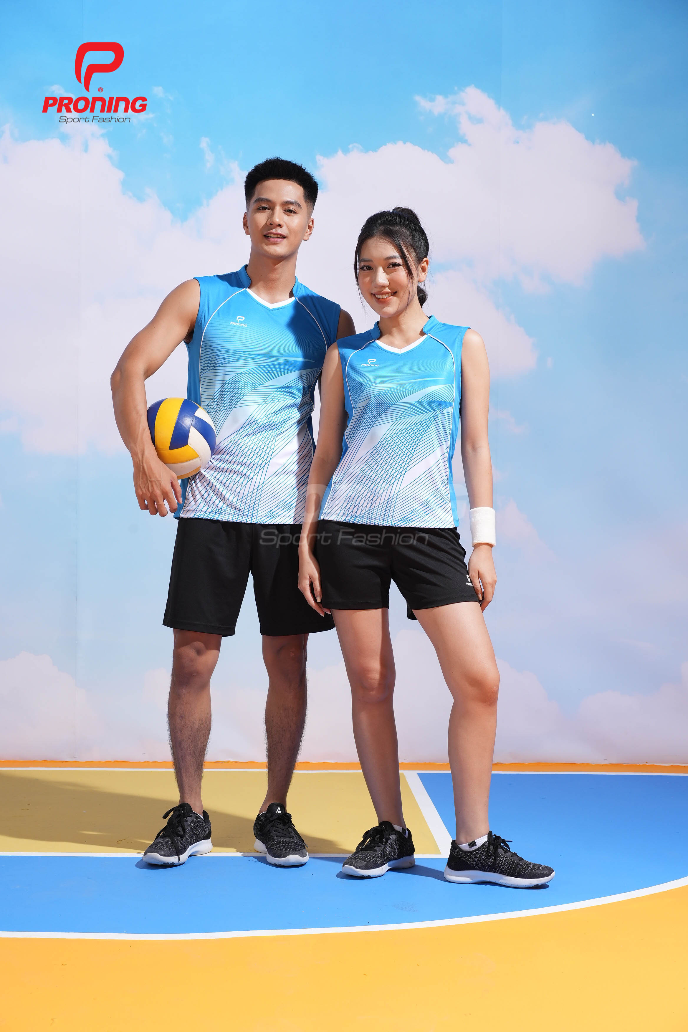 Bộ Thể Thao Nam MCB-6159 Copan phối trắng