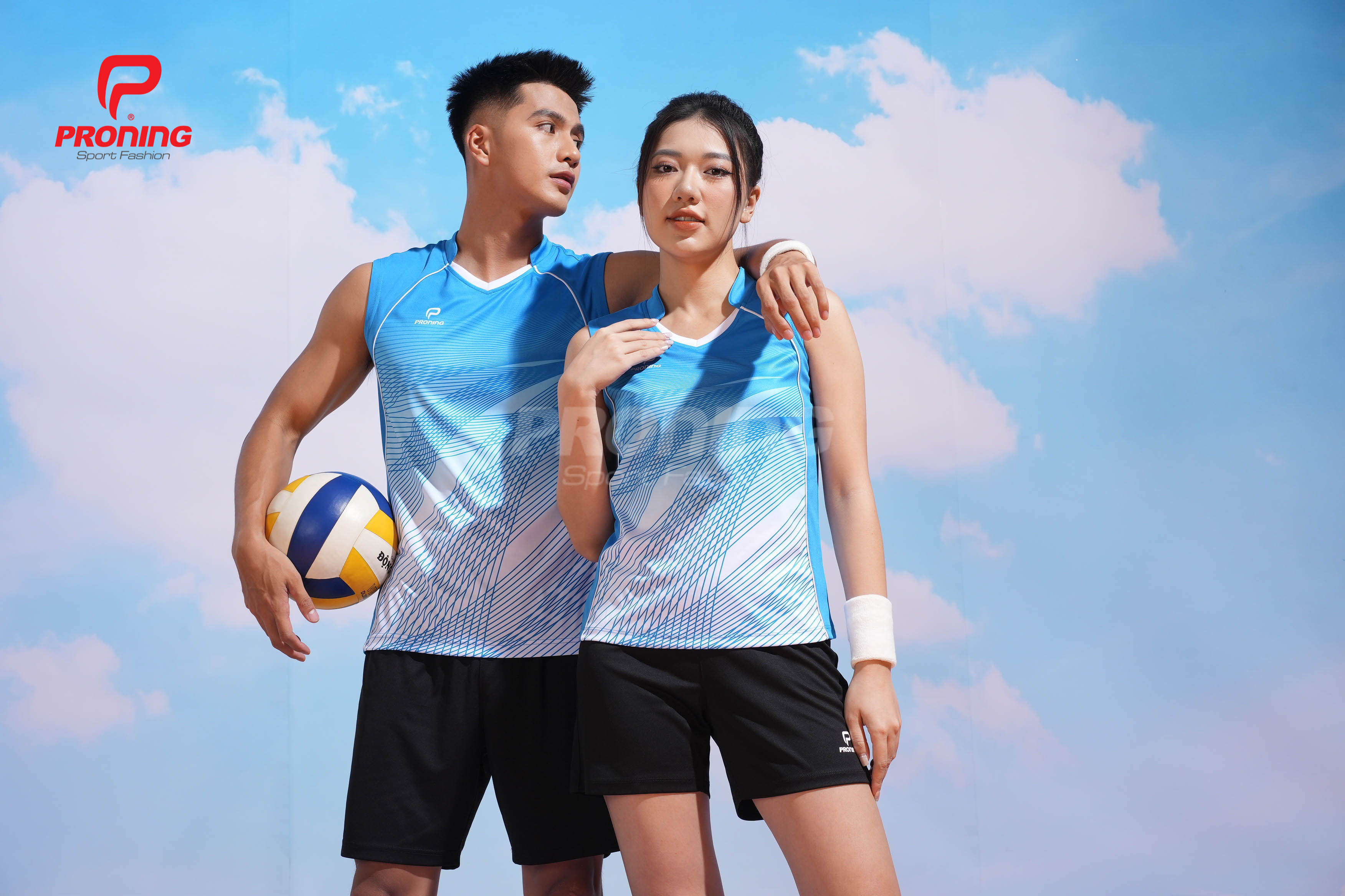 Bộ Thể Thao Nam MCB-6159 Copan phối trắng