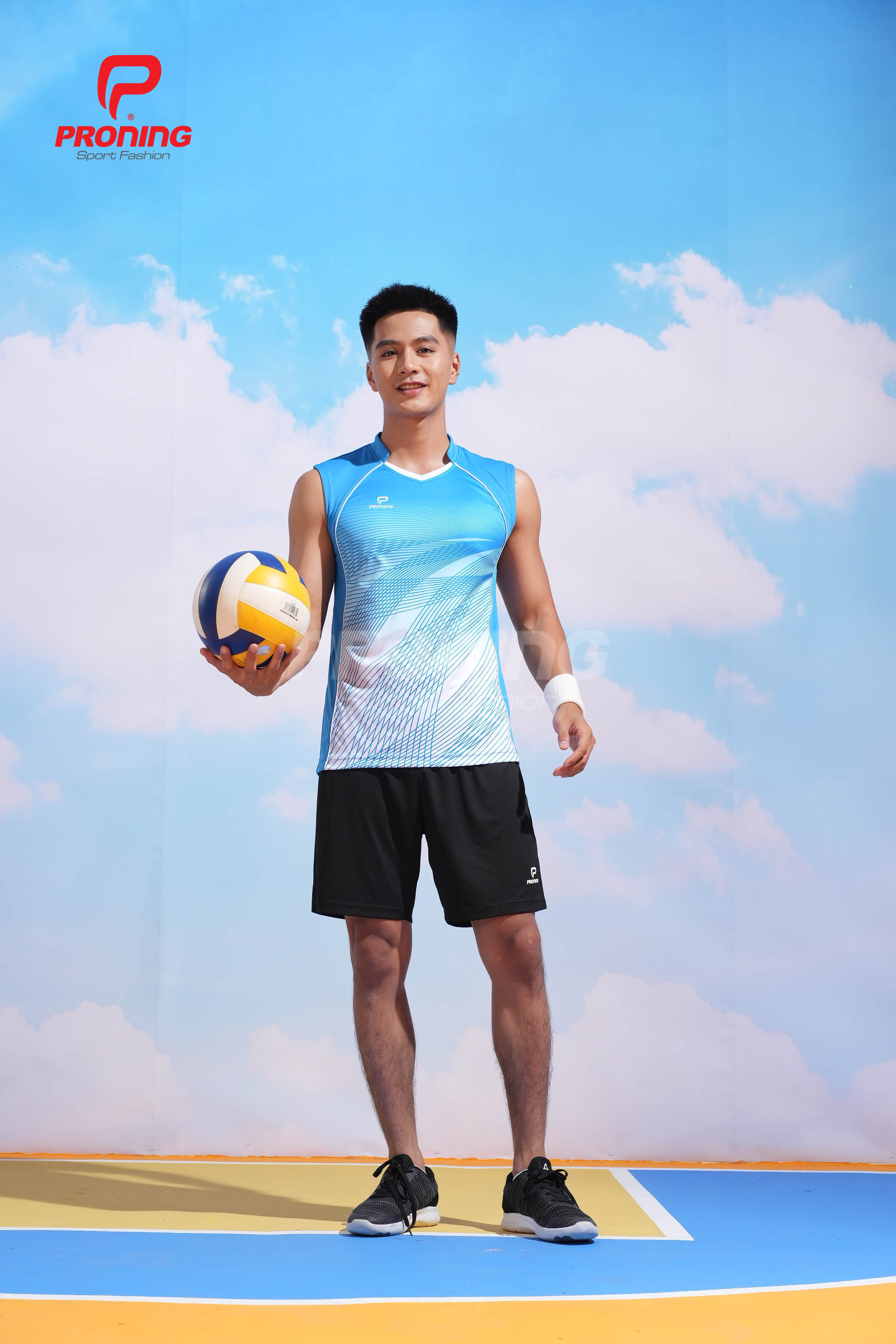 Bộ Thể Thao Nam MCB-6159 Copan phối trắng