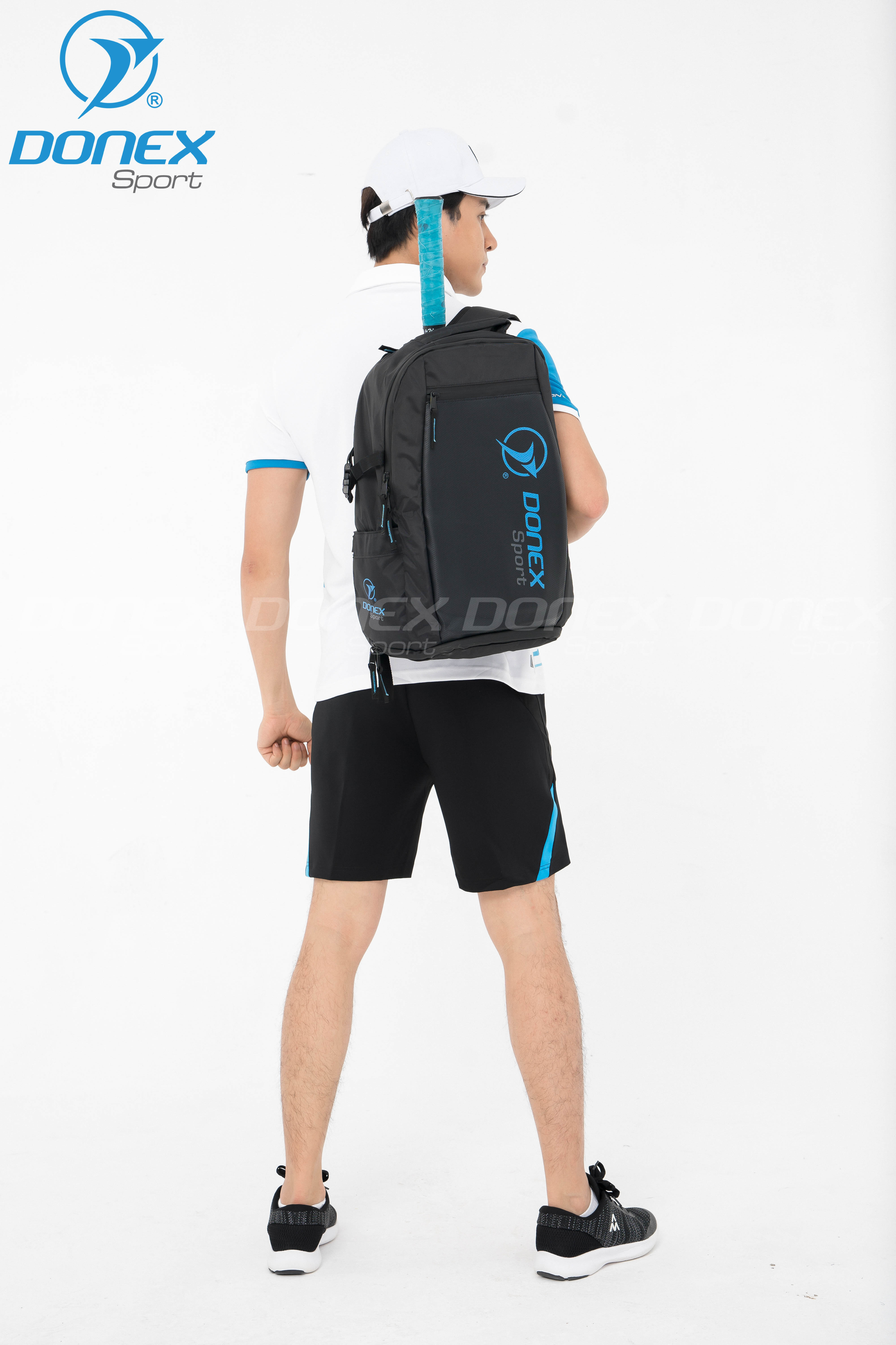 Balo đựng vợt DONEX BB-1601 Đen phối xanh copan