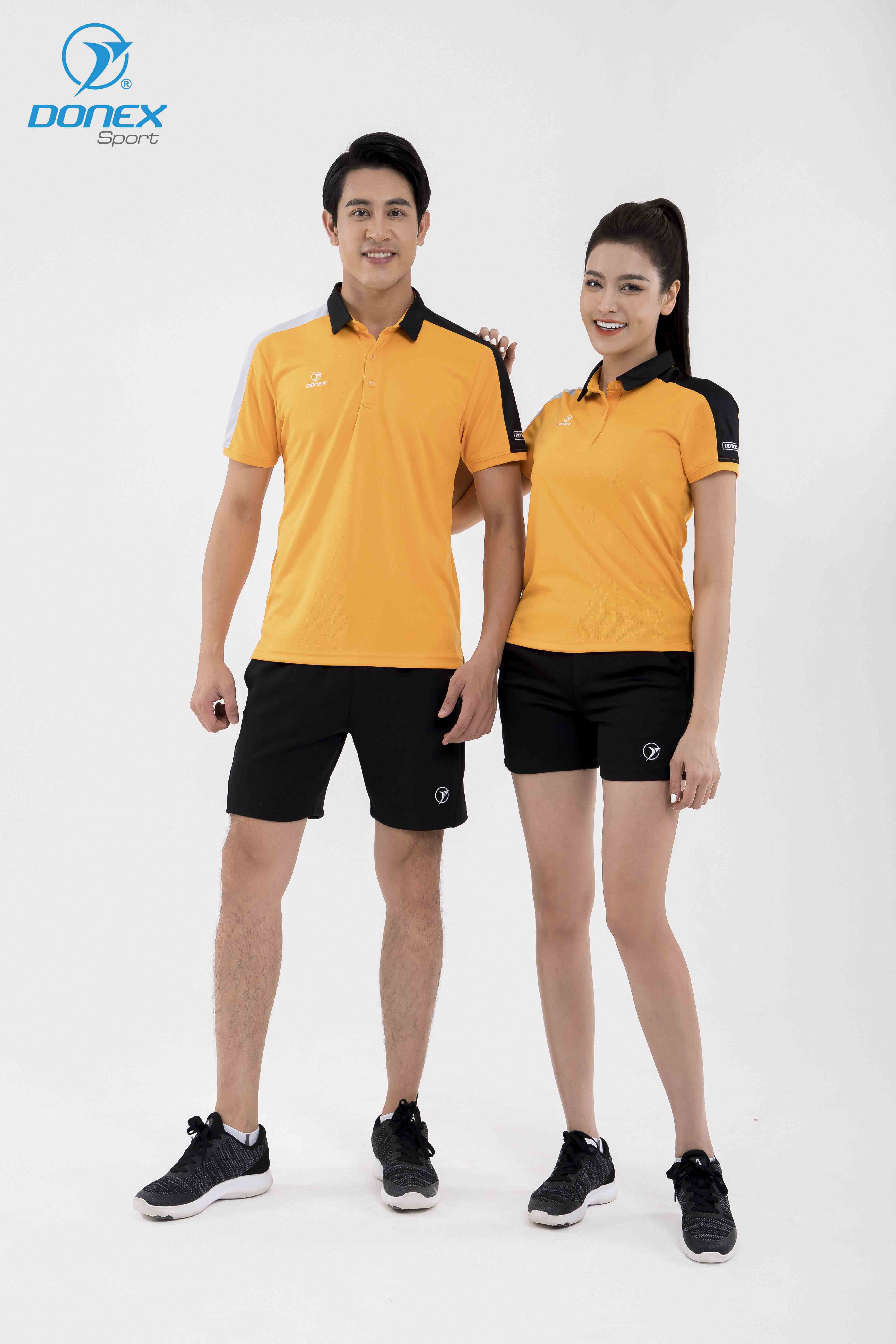Áo thể thao nam MC-9084 Cam phối đen